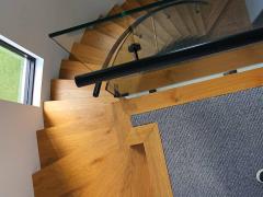 Internal Curved Cantilevered Stair case