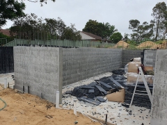 ReFORM walls stripped 24 hours after concrete pour