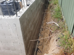 ReFORM walls 4 days after concrete pour