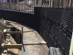 Curved Reusable Form and Fire rated wall formwork