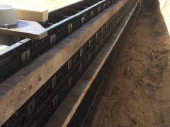 Reusable Form Short Retaining wall