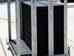 Reusable Form Panels stacked in Steel Stillage available for sale or palletised. 150 panels/ 51.624m2 one side/per pallet